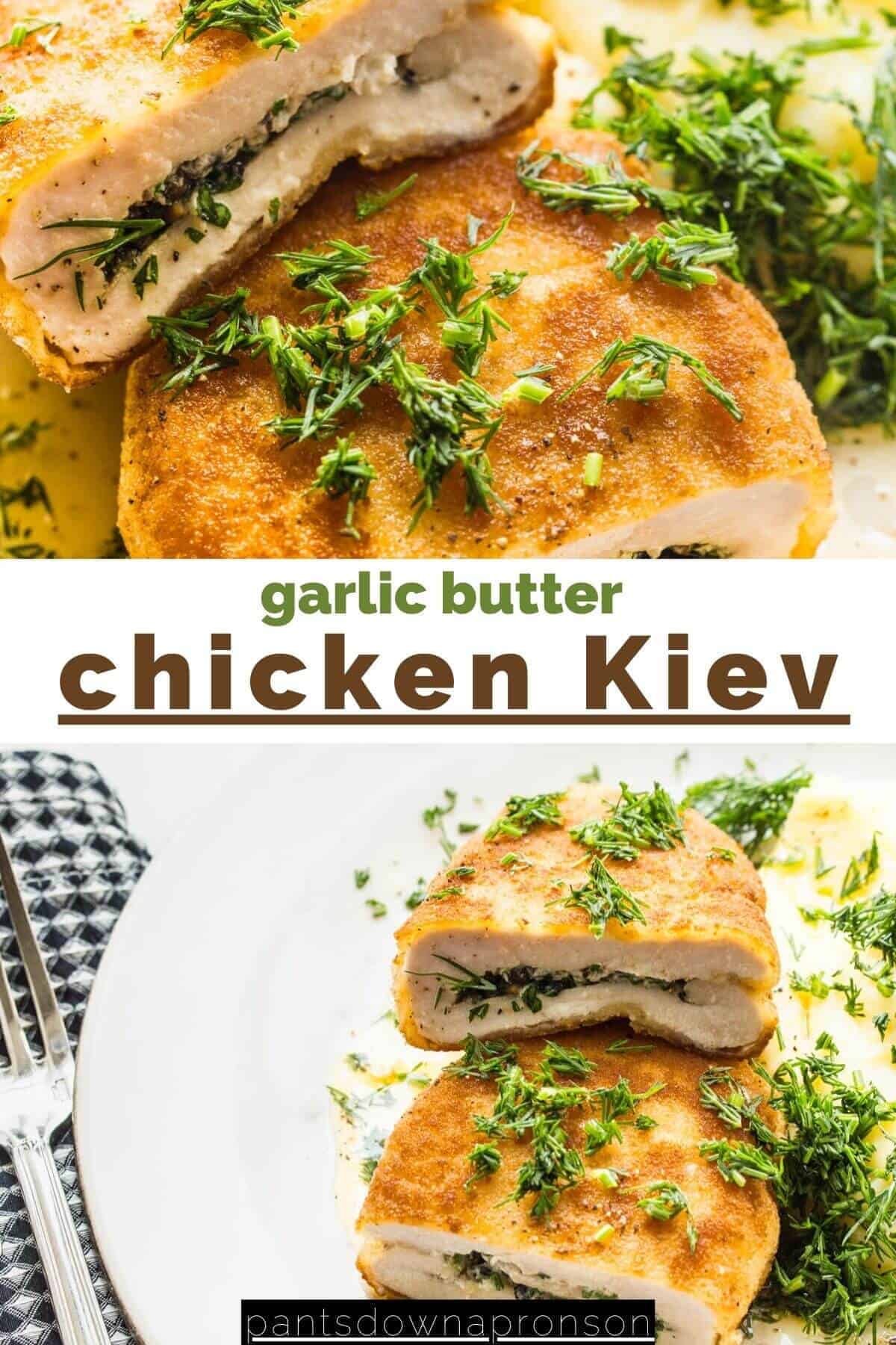 Classic Russian Chicken Kiev With Garlic And Herb Butter